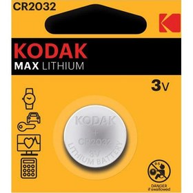 تصویر باتری سکه ای کداک مدل 2032 Battery KODAK MAX LITHIUM 2032