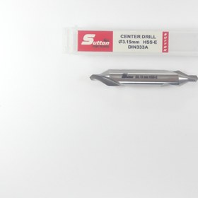 تصویر مته مرغک ساتون HSS-E سایز 3.15 Center drill bit 3.15mm HSS-E Sutton