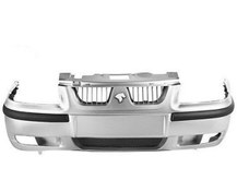 تصویر سپر جلو سمند LX نقره ای متالیک کامل | مهرخواه Samand LX metallic silver front bumper set