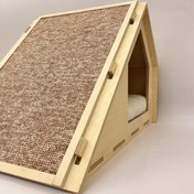 تصویر خانه سوییسی با سقف اسکرچر 