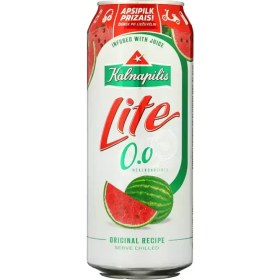 تصویر ماءالشعیر کاناپیلیس با طعم هندوانه ۵۰۰ میلی لیتر باکس 24 عددی Kalnapilis Watermelon Alcohol Free Beer 500 ml