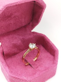 تصویر انگشتر تک نگین برند ژوپینگ 