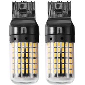 تصویر لامپ خودرو T20 پایه مزدایی ۱۴۴ تایی نارنجی 