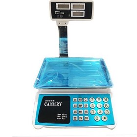 تصویر ترازو علمکدار کیبورد استیل 50کیلوگرم کمری (۶رقم) 