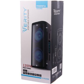 تصویر اسپیکر چمدانی بلوتوثی وریتی V-PS2508 + میکروفون و ریموت کنترل Verity V-PS2508 Wireless Speaker