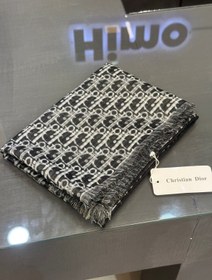 تصویر شال کشمیر - ۱۹۰*۸۷ / مشکی 