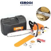 تصویر اره زنجیری بنزینی اشتیل مدل HS58 قدرتمند و حرفه‌ای 