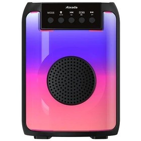 تصویر اسپیکر بلوتوث پرودا-آزدا PD-S101 AZEADA LED Portable Speaker PD-S101 BT Wireless Speaker with 360 degrees LED lights