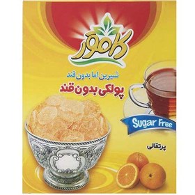 تصویر پولکی پرتقالی بدون قند150 گرم کامور kamvar sugar-free orange Poulaki 150gr