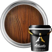 تصویر رنگ چوب گردویی پایه روغن آتلانتیس O-080 