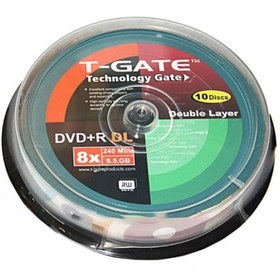 تصویر DVD خام 8.5 گیگابایتی - DVD 9 تی گیت T-Gate پک 10 عددی 