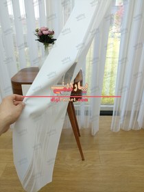 تصویر پرده ورتیلاین DK یا ورتیکال طرح سفید ساده کد 001 Brillant Dikey Drope Curtain Simple