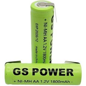 تصویر باتری قلمی قابل شارژ جی اس پاور مدل GS-1800mAh 