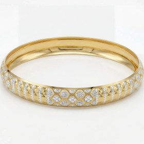 تصویر النگو طلا کاژین کد 60034 