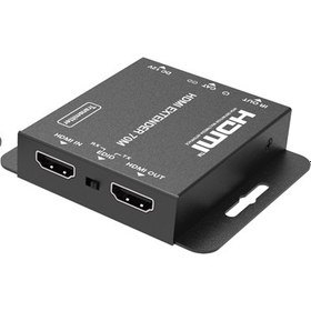 تصویر افزایش HDMI روی کابل شبکه تا 70 متر + ریموت + اکولایزر فرانت Faranet HDMI Slim Extender over LAN cable 70M + IR remote + EQ