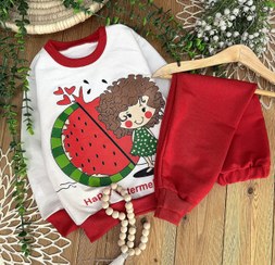 تصویر بلوز و شلوار دخترانه وهندوانه 