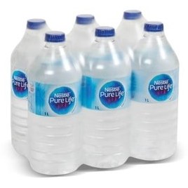 تصویر آب 1 لیتری 12 بسته نستله Nestle 
