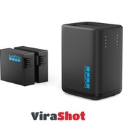 تصویر شارژر دوتایی گوپرو HERO13 به همراه ۲ عدد باتری اندور 