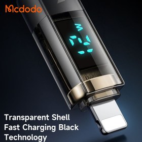 تصویر کابل شارژ قطع شونده Lightning مک دودو مدل MCDODO CA-3621 طول 1.8متر 