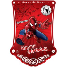 تصویر ریسه تم تولد مرد عنکبوتی 