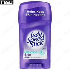 تصویر مام استیک صابونی لیدی اسپید مدل دلیکیت اسکین Lady Speed Stick Deodorant Delicate Skin 48h 