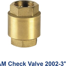 تصویر شیر یکطرفه خودکار برنجی 3 اینچ استریم مدل ″STREAM Check Valve 2002 3 