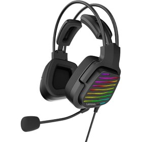 تصویر هدست گیمینگ لنوو Thinkplus G40 Lenovo Thinkplus G40 RGB 7.1 Stereo Wired Gaming Headset