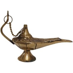 تصویر کوچکترین چراغ جادو پیسوز برنجی 