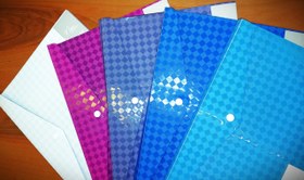 تصویر کلیر بوک طرح دایموند ۱۰ برگ دکمه دار 