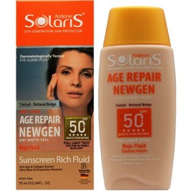 تصویر ضد آفتاب کالر نیوژن +SPF 50 آردن سولاریس AGE REPAIR NEWGEN ARDENE SOLARIS