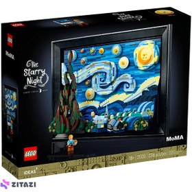 تصویر لگو سری ایده مدل 21333 نقاشی ونگوگ LEGO Ideas 21333 Vincent van Gogh - The Starry Night ۲۳۱۶ قطعه