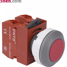 تصویر شستی استپ قطر 30 میلیمتر CNTD مدل C3PNF CNTD red stop chassis