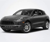 تصویر کفپوش چرمی پنج بعدی پورشه ماکان مدل ۲۰۱۵ الی ۲۰۱۸ - کرم دوخت کرم / ست کامل (اتاق + صندوق + لوگو ) 