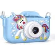 تصویر اسباب بازی دوربین عکاسی دو لنز مدل یونیکورن 