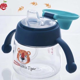 تصویر لیوان آبمیوه خوری 3+ ماه حیوانات رووکو Rovco Juice drinker code:RKB1042