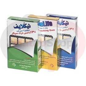 تصویر آدامس ترک سیگار نیکوتین ۲ میلی گرمی Stop Smoking Gum Nicotine 2mg