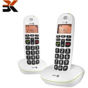 تصویر تلفن بی سیم با پایه شارژ (2عددی) برند doro 