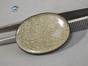 تصویر سنگ ابسیدین گلدشاین بیضی 6.6 گرم 