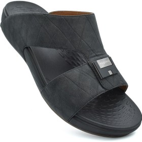 تصویر صندل عربی مردانه مدل القائد 32186 برند al qaed Arabic Sandals for Men's Al Qaed 32186