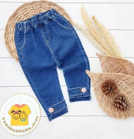 تصویر شلوار جین دخترانه بچگانه 226 - سایز Children's jeans for girls