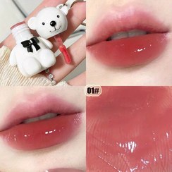 تصویر رژلب خیس خرسی 