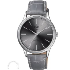 تصویر ساعت مچی مردانه کیو اند کیو مدل C214J322Y با بند چرم 