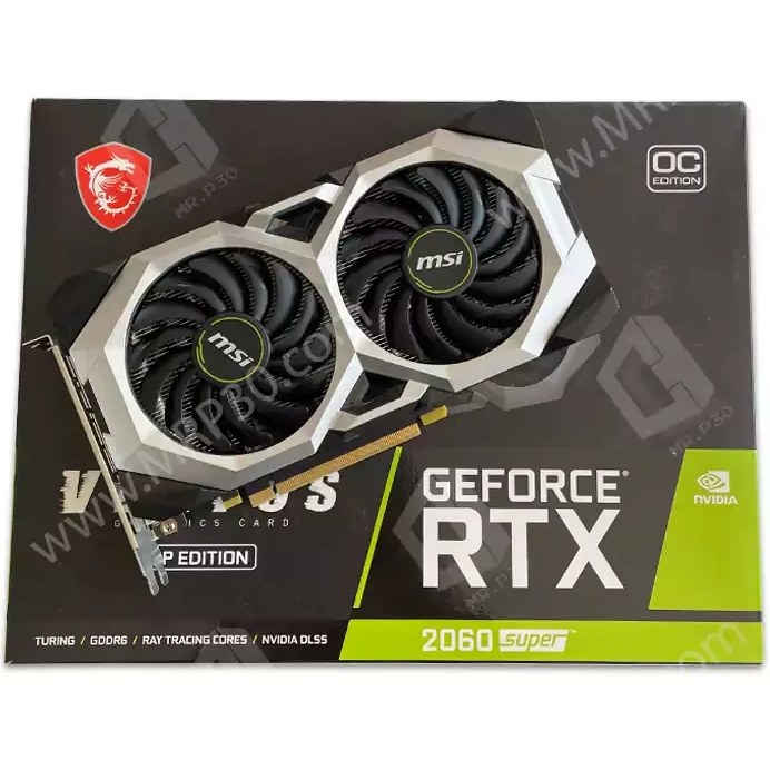 中古】MSI どぎつ GeForce RTX 2060 SUPER VENTUS OC RTX2060Super/8GB(GDDR6)/PCI-E【