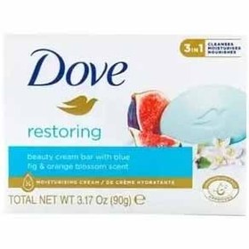 تصویر صابون داو Dove مدل restoring حاوی انجیر وشکوفه پرتقال حجم 90 گرم اندونزی سنگاپورتحت لیسانس آمریکا صابون و پودر صابون