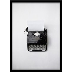 تصویر تابلو دکوراتیو مدل ماشین تایپ قدیمی کد 0539 Wall Art