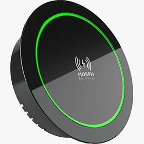 تصویر شارژر وایرلس توکار مورف فکتور مدل BWC.v2 - مشکی Morph Factor built-in wireless charger model BWC1.v2