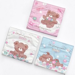 تصویر دستمال جیبی طرحدار تدی 