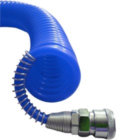 تصویر شلنگ فنری مدل Blue15 turk yel طول 15 متر 