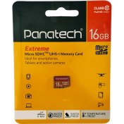 تصویر کارت حافظه microSDHC UHS-1 پاناتک ظرفیت 16 گیگابایت 