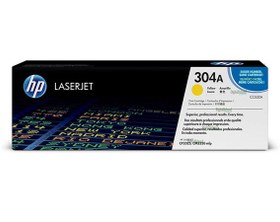 تصویر کارتریج لیزری اچ پی مدل 304A رنگ زرد CC532A HP_304A_CC532A_Yellow_Original_LaserJet_Toner_Cartridge